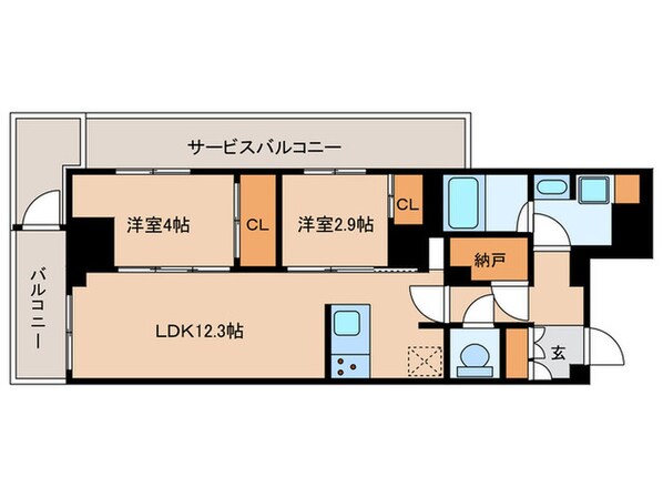 エル・セレーノ品川西大井の物件間取画像